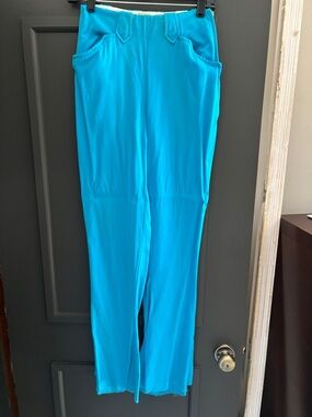 Vintage Panhandle Slim Turquoise Boot Cut Pull-On Pants